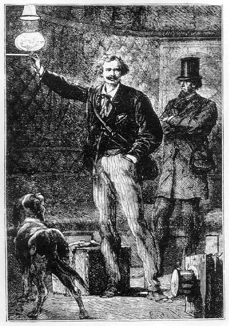 El proyectil, de este modo iluminado, resultó ser una cómoda habitación