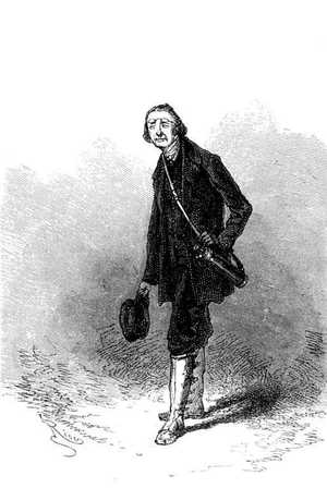 Era un hombre de unos cuarenta años, alto y enjuto de carnes.