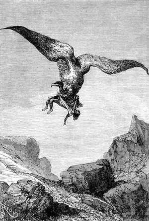 El cuerpo inanimado que aparecía suspendido de las garras del cóndor, era el de Roberto Grant.