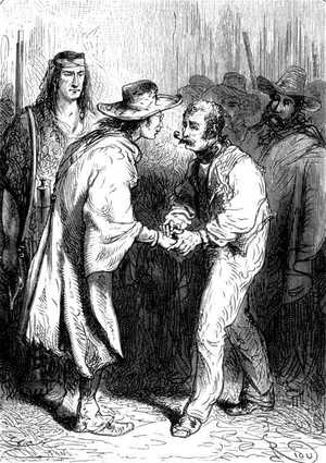 Yo soy francés también —repitió sacudiendo el brazo del sabio con un vigor alarmante.