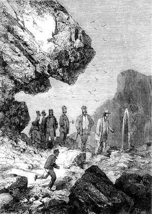 Hasta que anocheció, estuvieron los viajeros recorriendo la isla