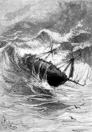 El Duncan volaba hacia la costa con una velocidad aterradora