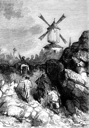 Daban vueltas las aspas de un molino de viento