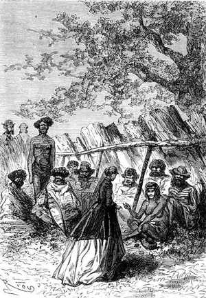 La australiana es una esclava arrebatada por la fuerza brutal