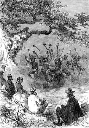 Sus instrumentos de ataque y defensa consistían en un rompecabezas y un tomahawk