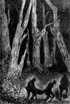 En medio de la violenta ráfaga transportaron el cuerpo de Mulrady.