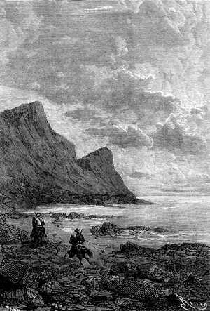 Glenarvan y el capitán John cabalgaban sin decir una palabra